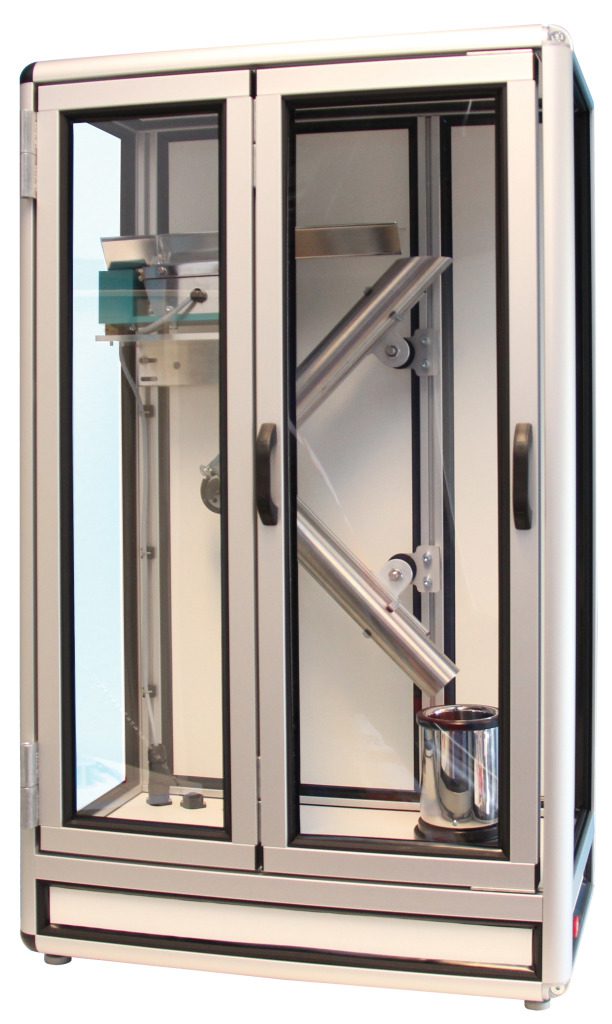 De Granutools GranuCharge stelt het elektrostatisch gedrag van metaalpoeders vast