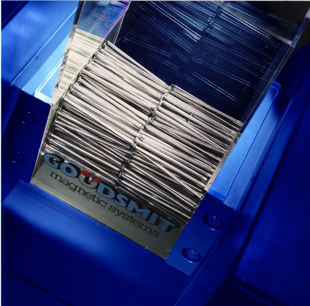 Magnetisch gerichte spijkers van Goudsmit