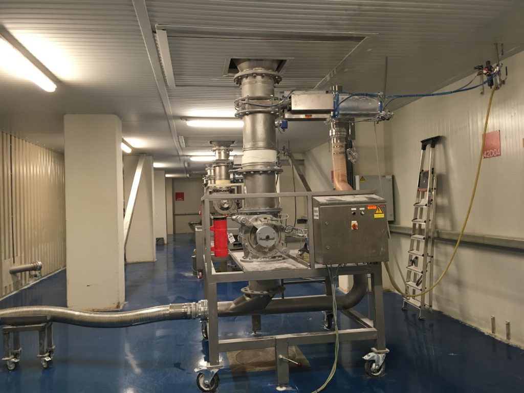 Lampe houdt mobiele losstations Katoen Natie stofvrij