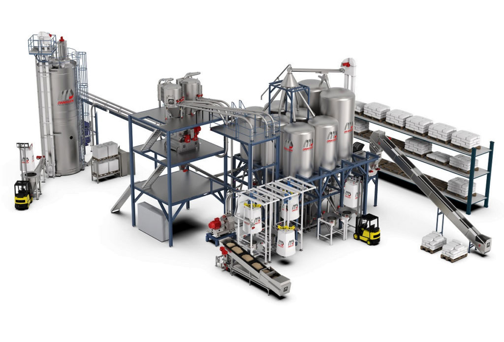 Model of the new Planta Düngemittel factory