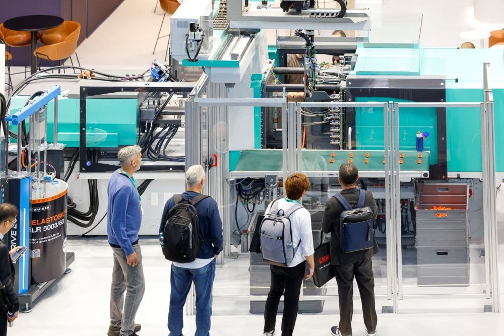 Machine-demonstratie recyclinginstallatie