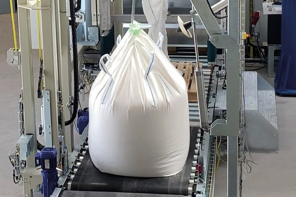 Volautomatisch stretchen en binnenzak-handling bigbags